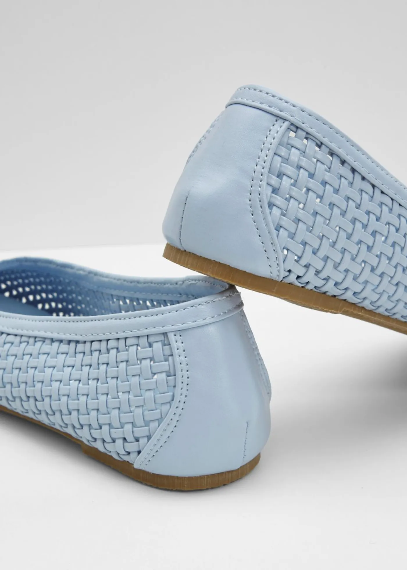 bonprix bonprix Bailarinas de material suave Azul claro Online