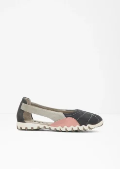 bonprix bonprix Bailarinas de piel Gris-rosa Best