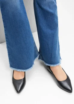 bonprix bonprix Bailarinas de piel Negro Sale