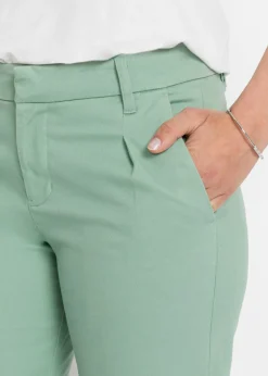 bonprix bonprix Bermuda elástica Verde pastel Online