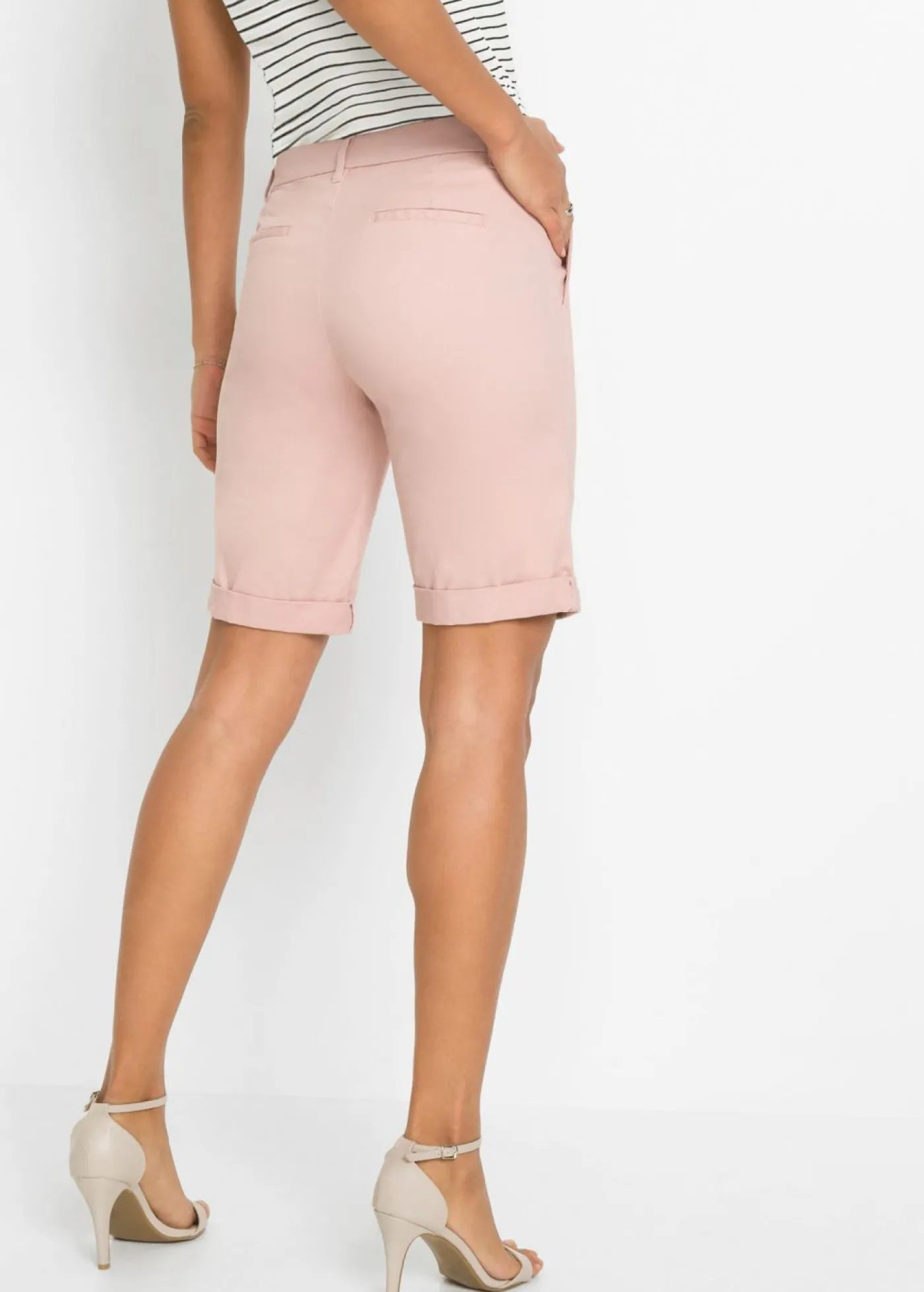 bonprix bonprix Bermuda elástica Rosa Outlet
