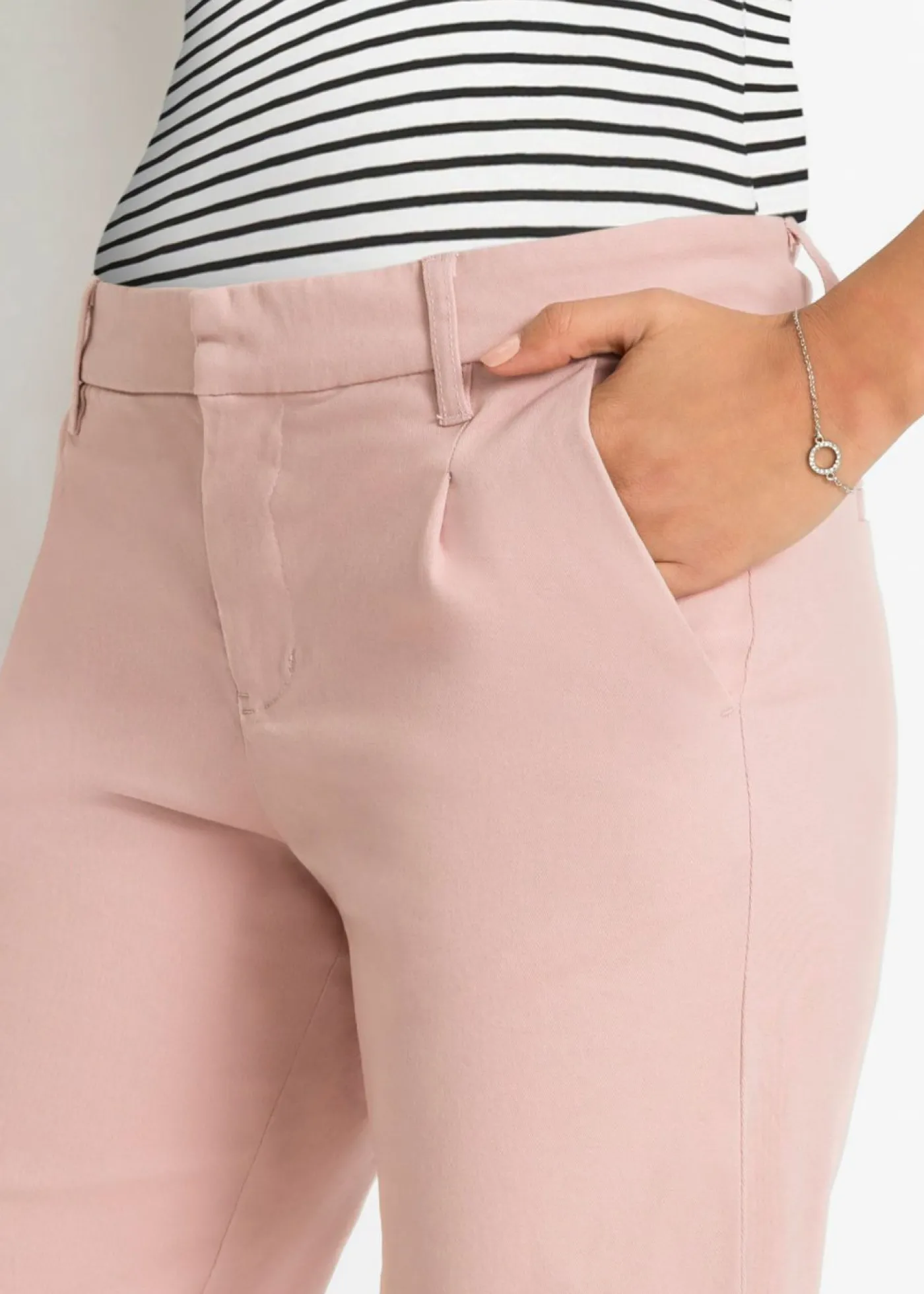 bonprix bonprix Bermuda elástica Rosa Outlet