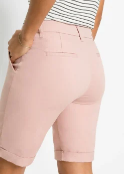 bonprix bonprix Bermuda elástica Rosa Outlet