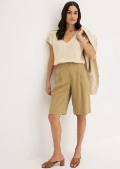 bonprix bonprix Bermudas oliva pálido Best