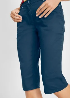 bonprix bonprix Bermudas con cintura elástica Azul oscuro