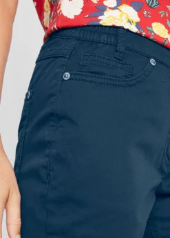 bonprix bonprix Bermudas con cintura elástica Azul oscuro