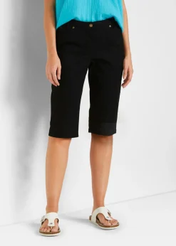 bonprix bonprix Bermudas con cintura elástica Negro Best