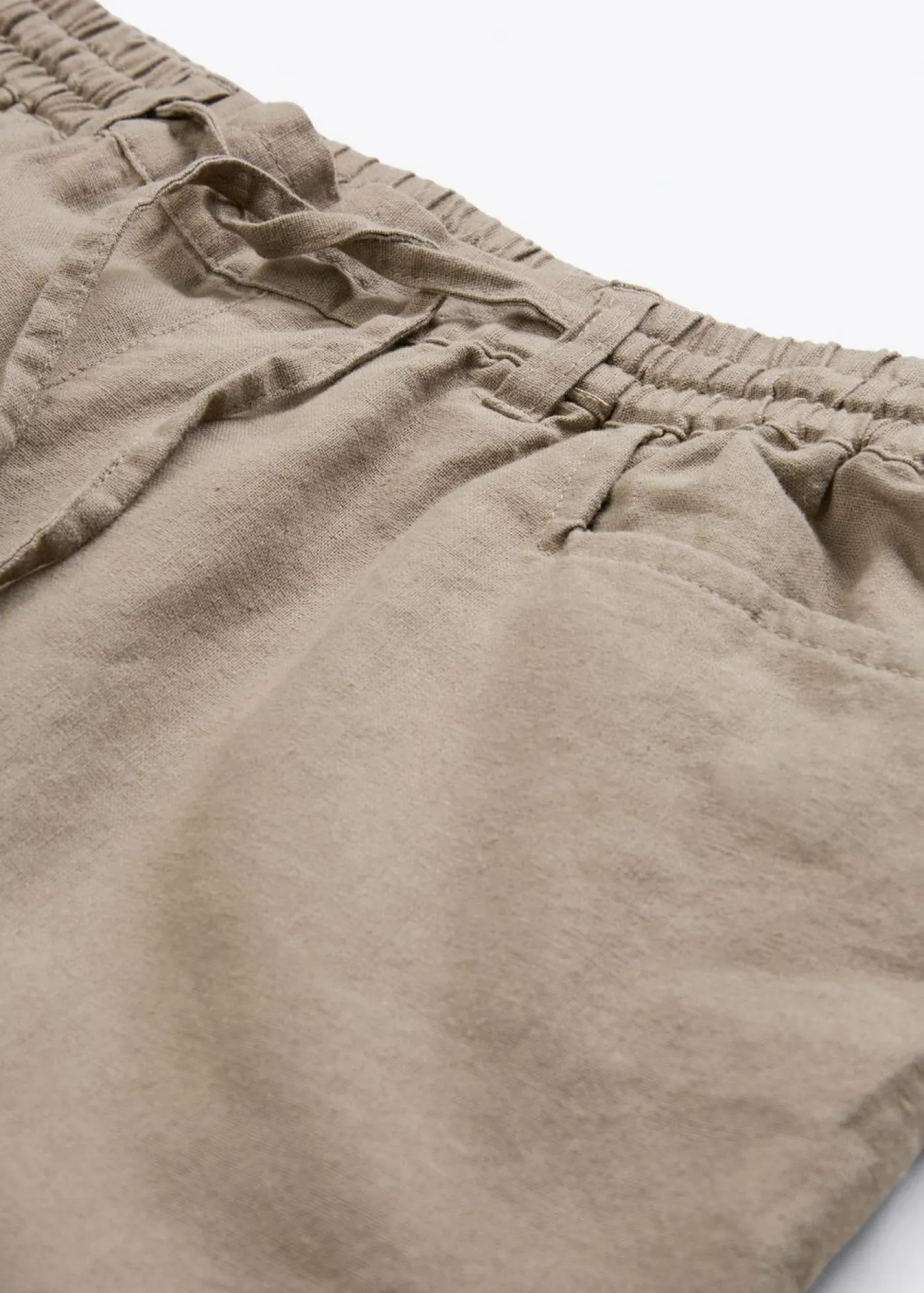 bonprix bonprix Bermudas con lino Marrón grisáceo Best