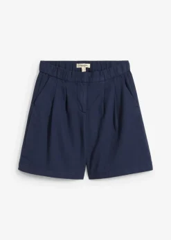 bonprix bonprix Bermudas de algodón puro Azul marino
