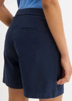 bonprix bonprix Bermudas de algodón puro Azul marino