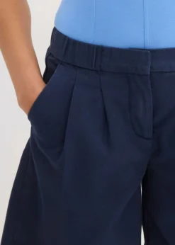 bonprix bonprix Bermudas de algodón puro Azul marino