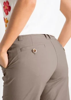 bonprix bonprix Bermudas de algodón veraniegas taupe