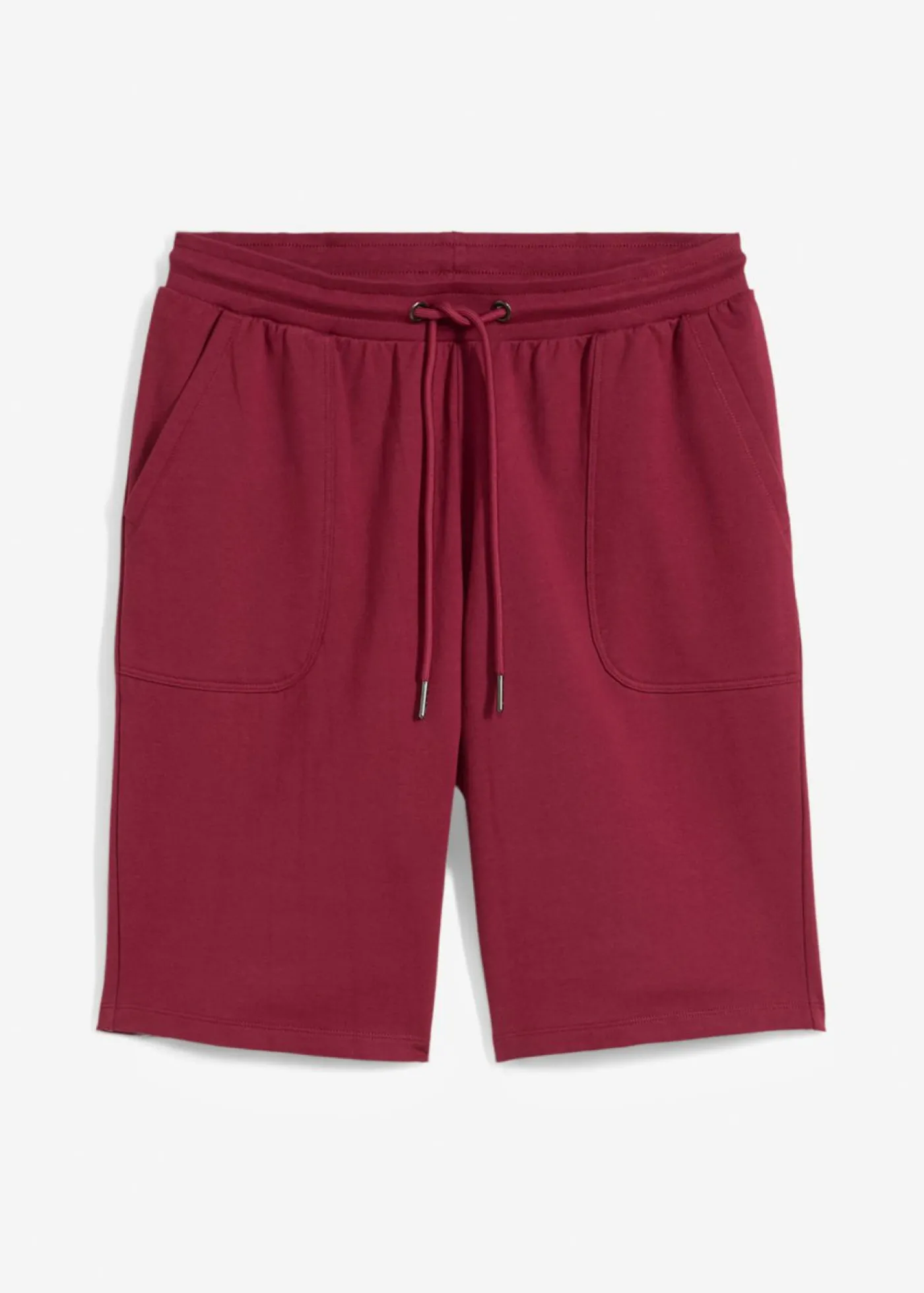 bonprix bonprix Bermudas de chándal de algodón puro Rojo azalea New