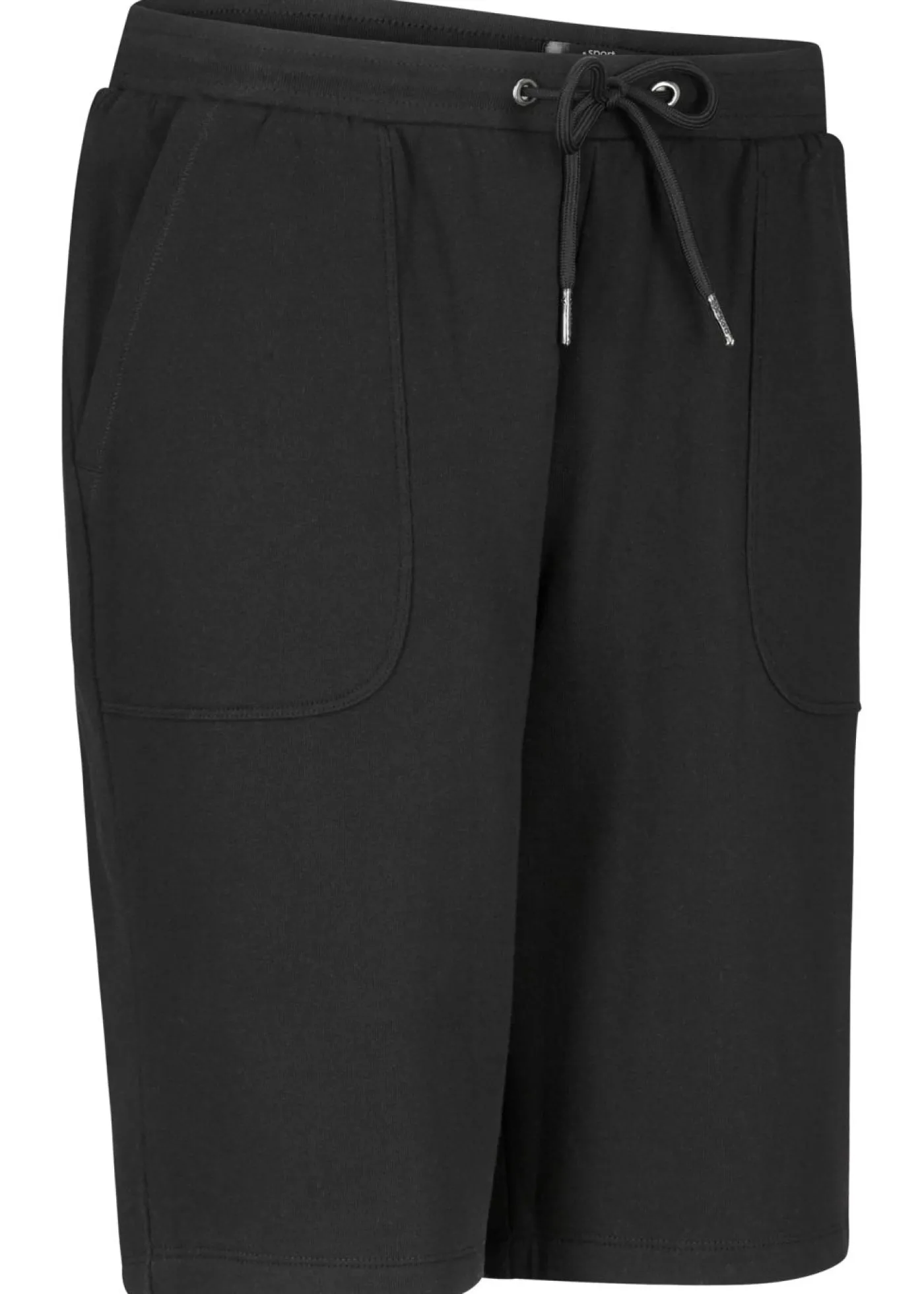 bonprix bonprix Bermudas de chándal de algodón puro Negro Outlet