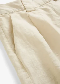 bonprix bonprix Bermudas de lino puro Arena claro