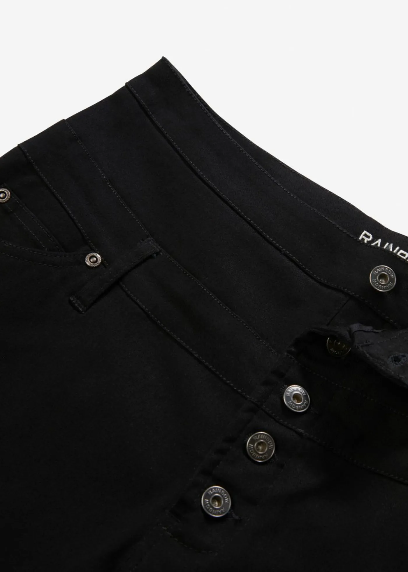 bonprix bonprix Bermudas de mezcla de algodón elástico Negro Discount