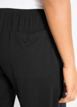bonprix bonprix Bermudas de punto Negro Discount
