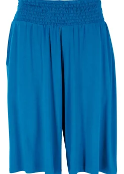 bonprix bonprix Bermudas de punto de mezcla de viscosa Azul