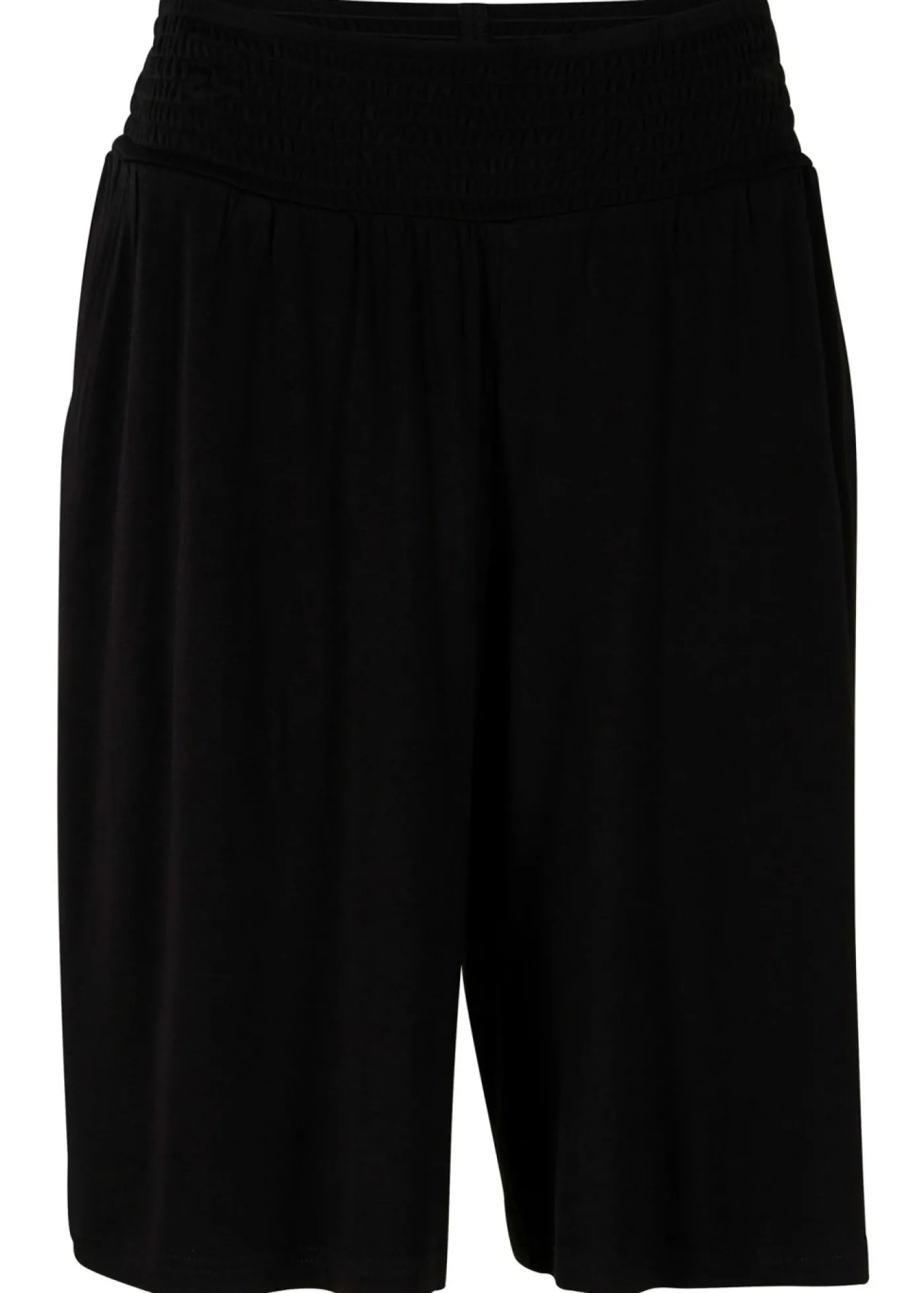 bonprix bonprix Bermudas de punto de mezcla de viscosa Negro