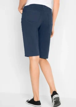bonprix bonprix Bermudas elásticas (2 unidades) azul marino+denim claro Discount