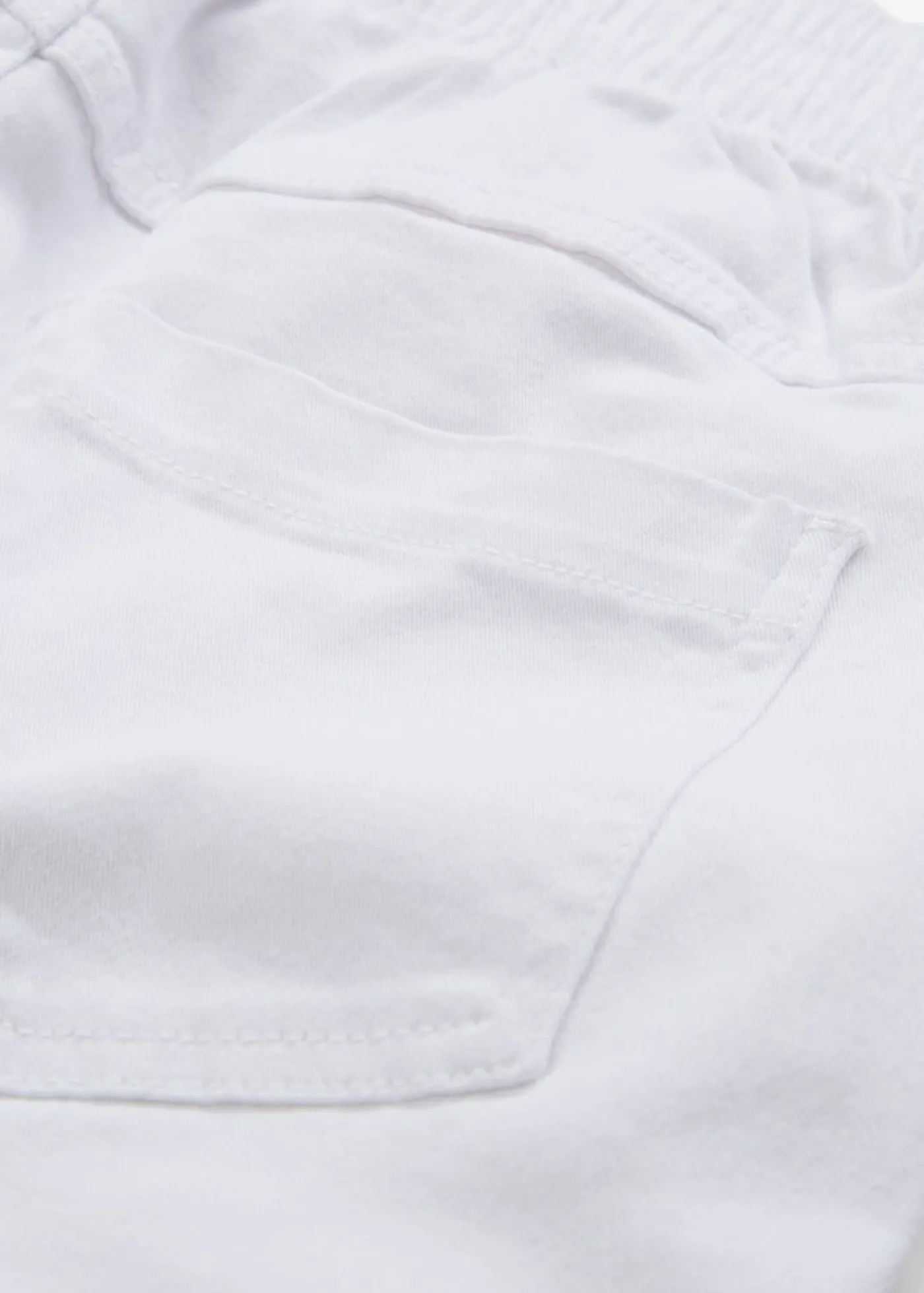 bonprix bonprix Bermudas elásticas (2 unidades) Blanco + azul blanqueado