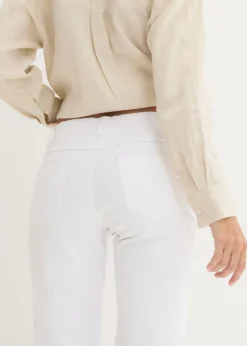 bonprix bonprix Bermudas elásticas (2 unidades) Blanco + azul blanqueado