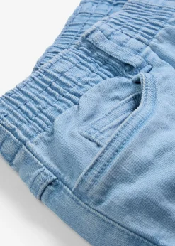 bonprix bonprix Bermudas elásticas (2 unidades) negro / azul claro denim