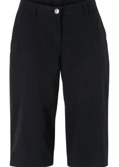 bonprix bonprix Bermudas largas con cintura elástica Negro