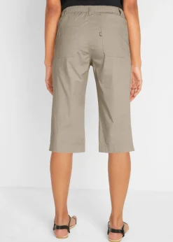 bonprix bonprix Bermudas largas con cintura elástica Arena Sale