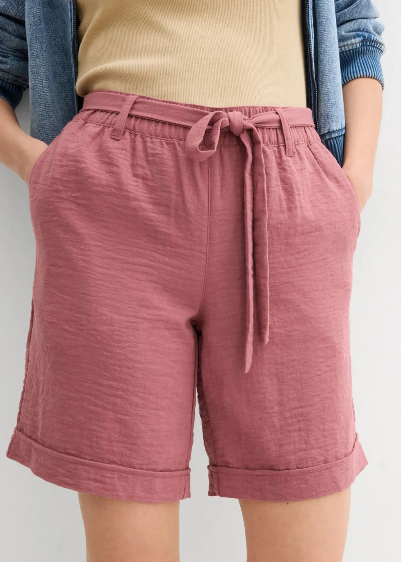bonprix bonprix Bermudas tipo paperbag baya suave New