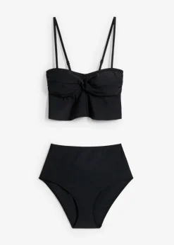 bonprix bonprix Bikini bandeau (2 piezas) Negro Clearance