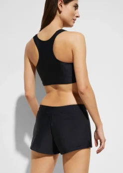 bonprix bonprix Bikini bustier con pantalón de baño (2 piezas) Negro Discount