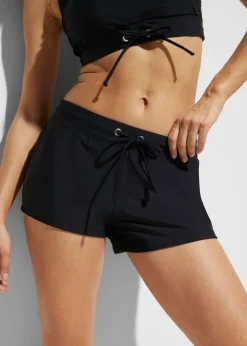 bonprix bonprix Bikini bustier con pantalón de baño (2 piezas) Negro Discount