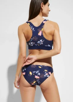 bonprix bonprix Bikini bustier reversible (2 piezas) Azul estampado New