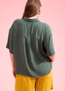 bonprix bonprix Blusa verde sombra Discount