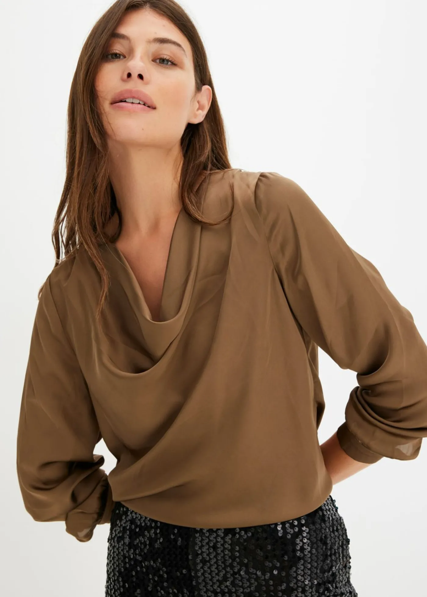 bonprix bonprix Blusa Marrón turrón Best