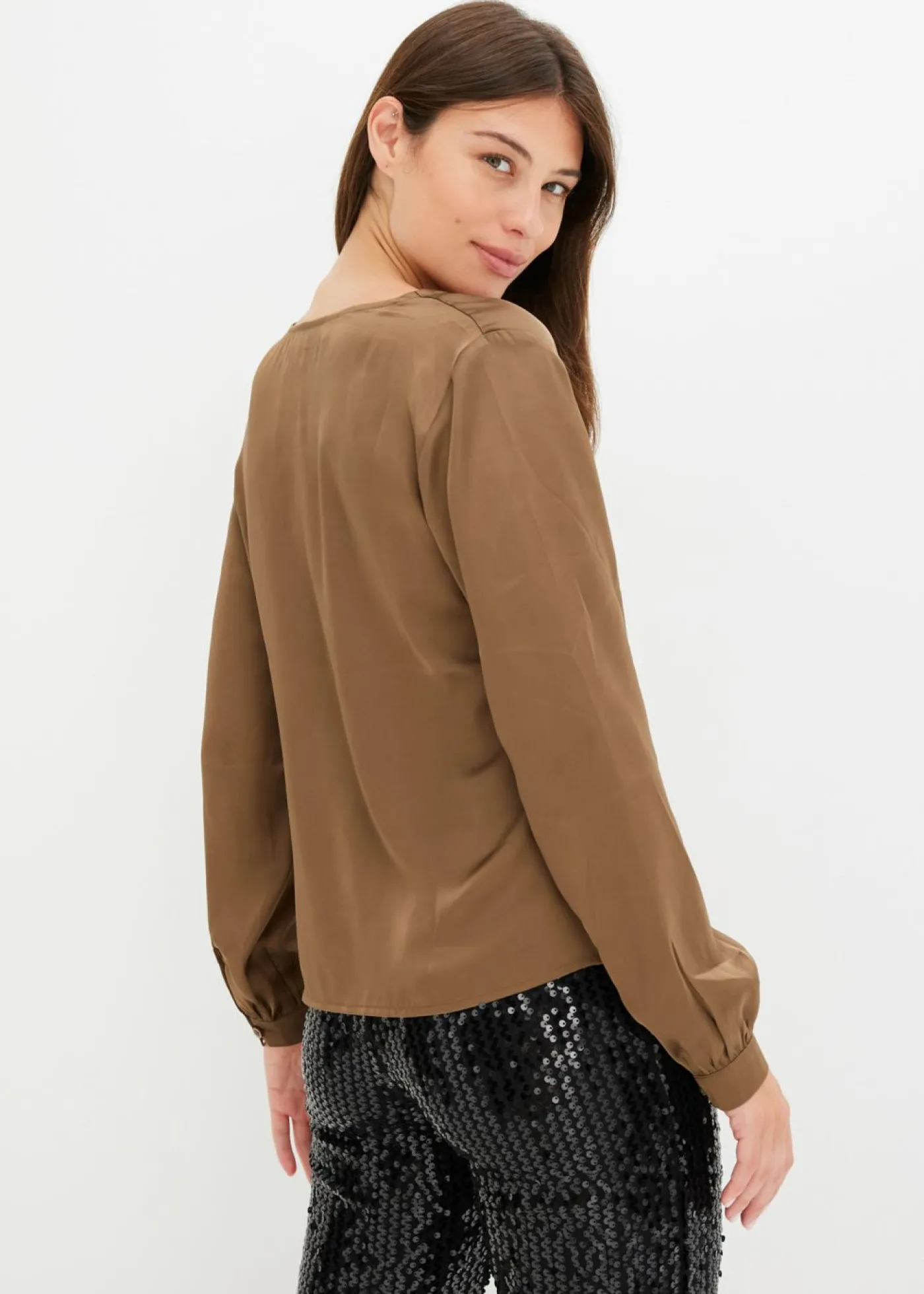 bonprix bonprix Blusa Marrón turrón Best