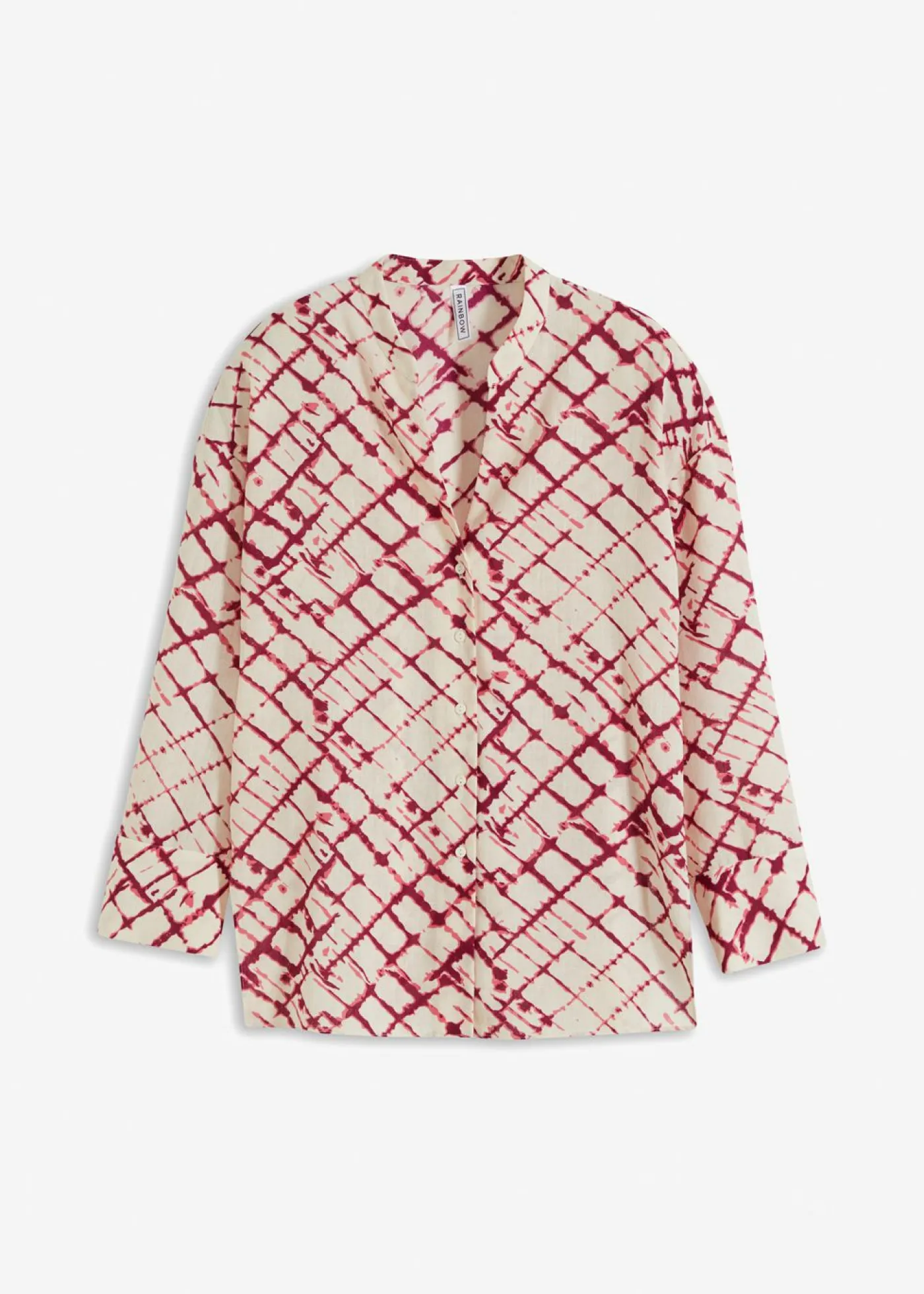 bonprix bonprix Blusa violeta-crudo estampado New