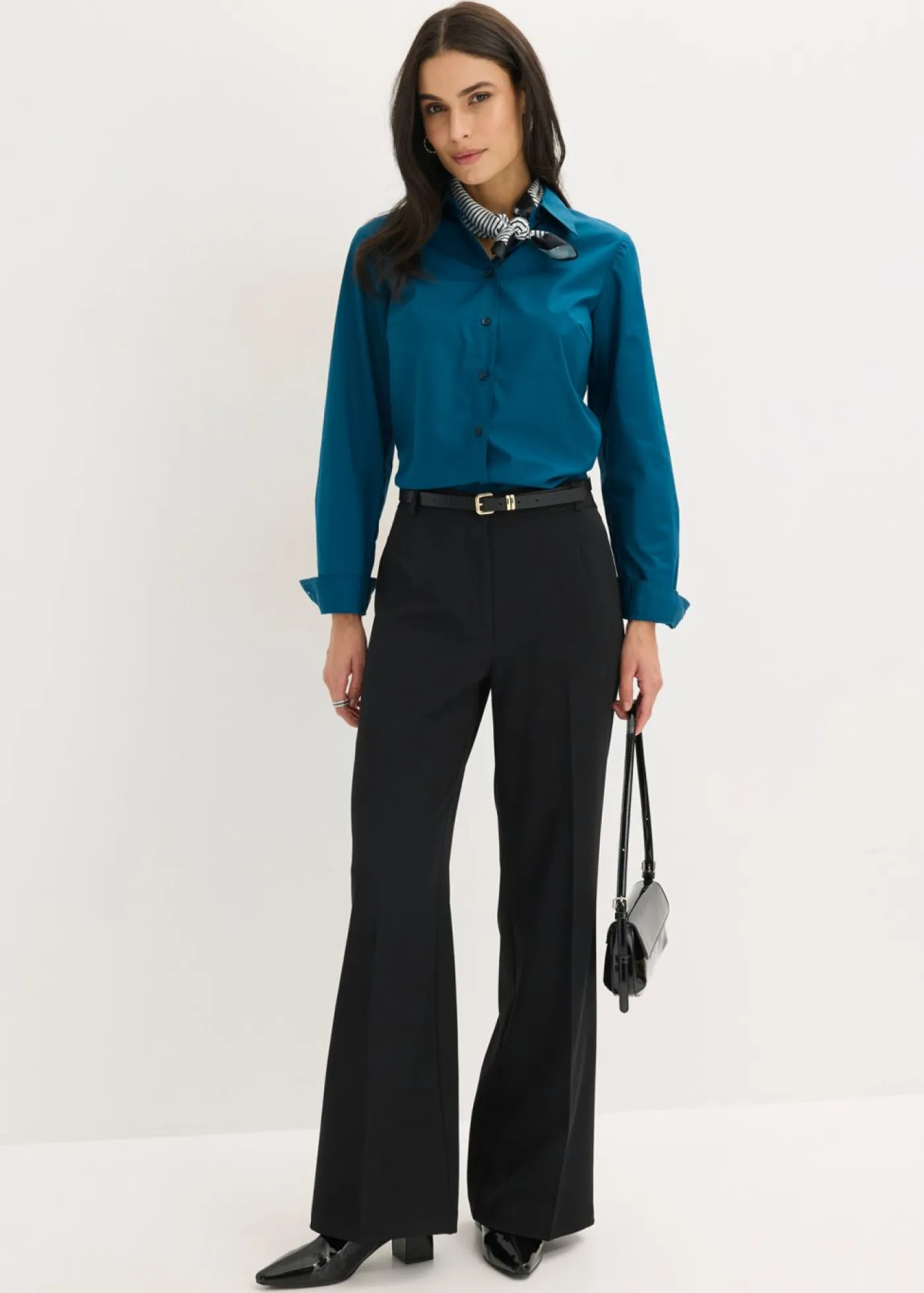 bonprix bonprix Blusa Petróleo azul Online
