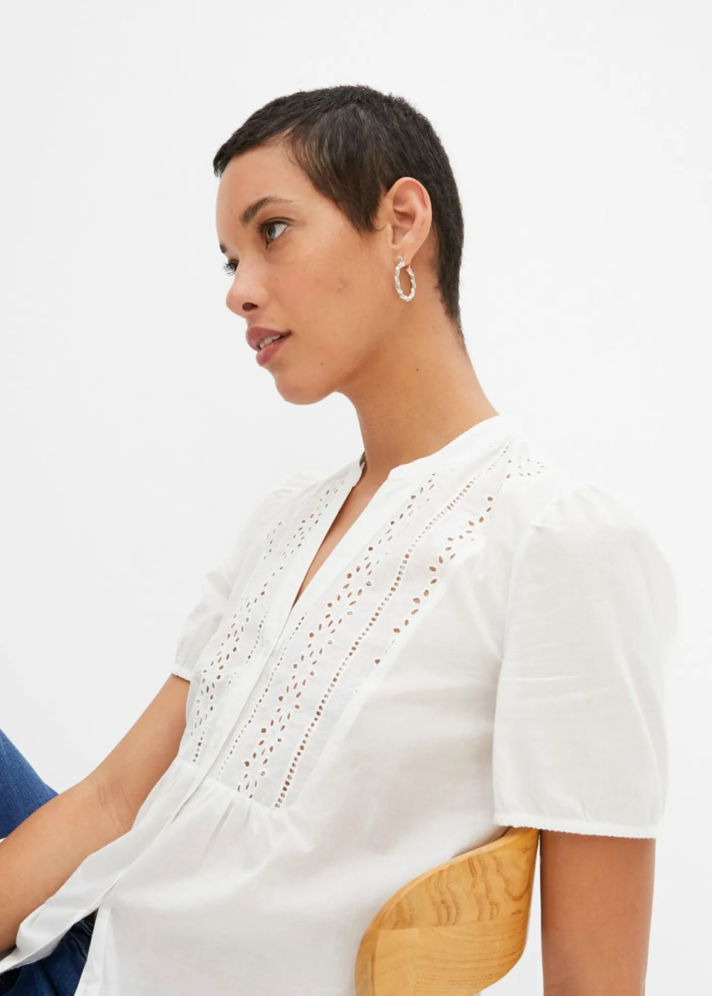 bonprix bonprix Blusa Blanco Clearance