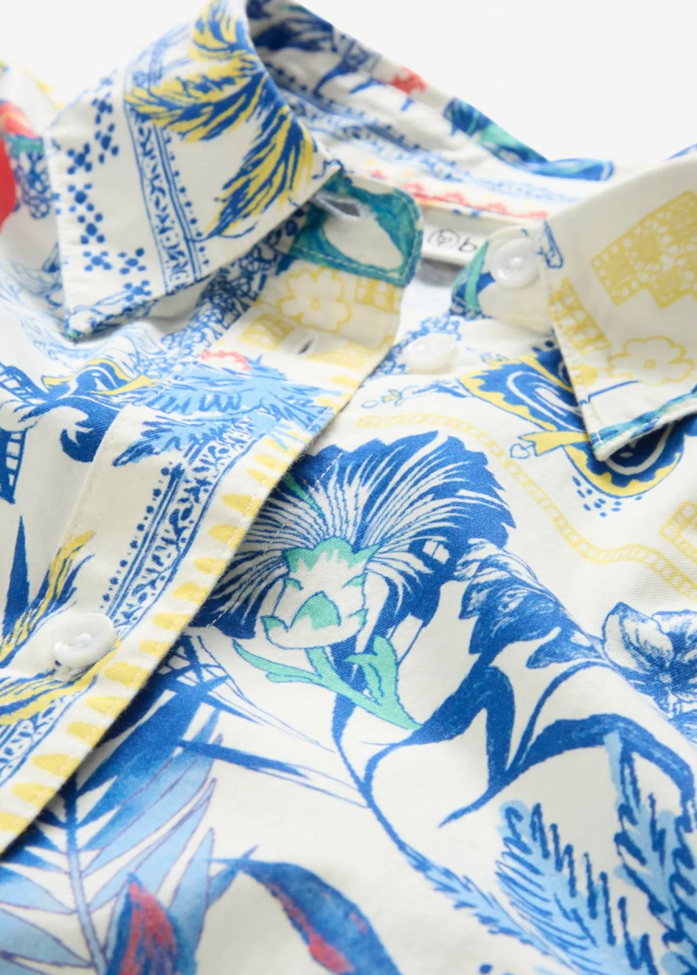 bonprix bonprix Blusa con contenido de seda Azul ártico Sale