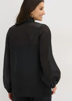 bonprix bonprix Blusa con lazo Negro Best