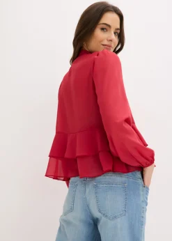 bonprix bonprix Blusa con lazo Cereza Outlet