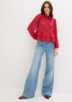 bonprix bonprix Blusa con lazo Cereza Outlet