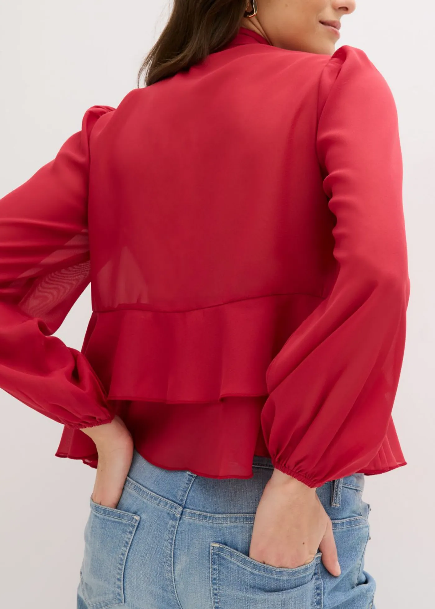 bonprix bonprix Blusa con lazo Cereza Outlet
