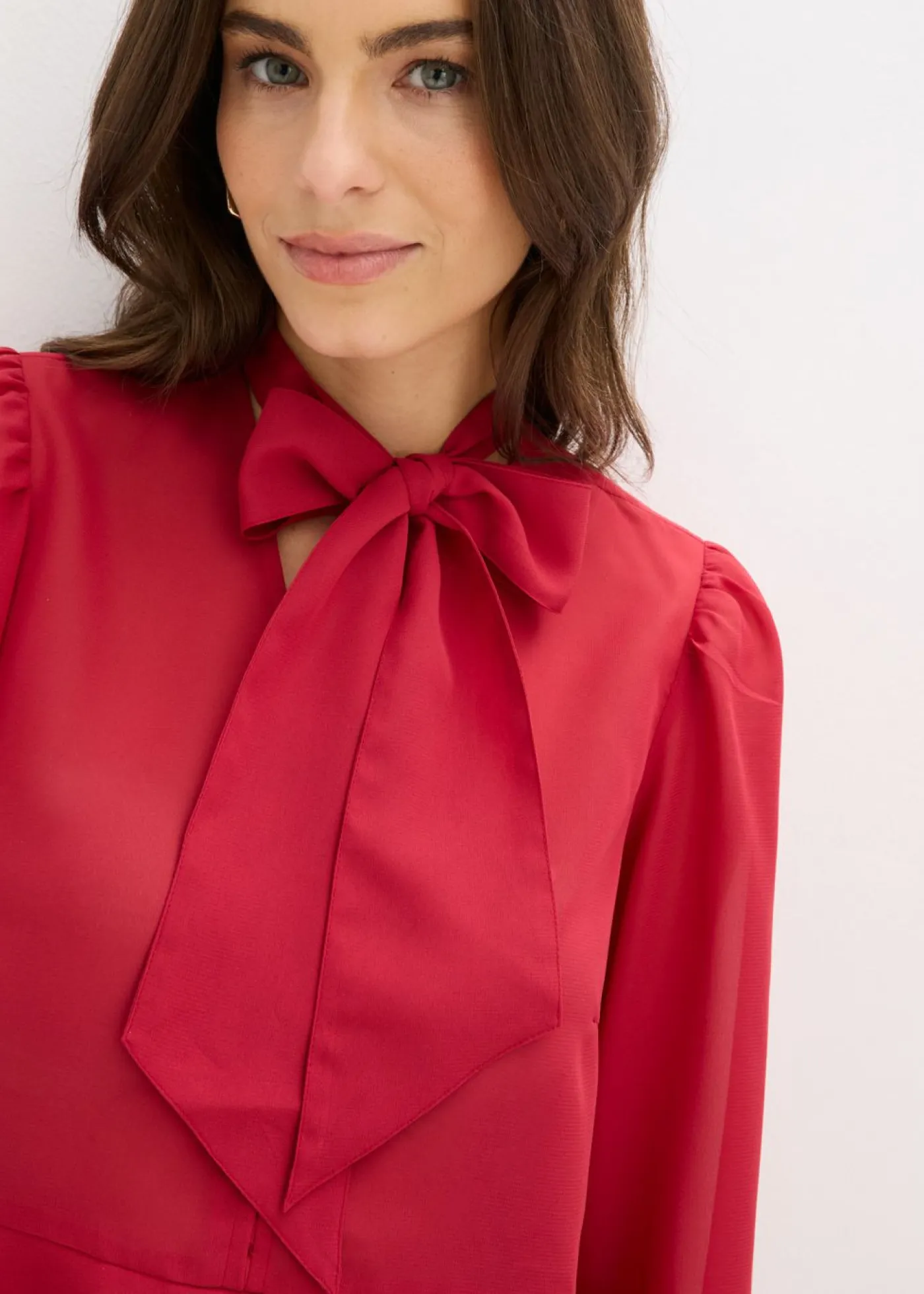 bonprix bonprix Blusa con lazo Cereza Outlet