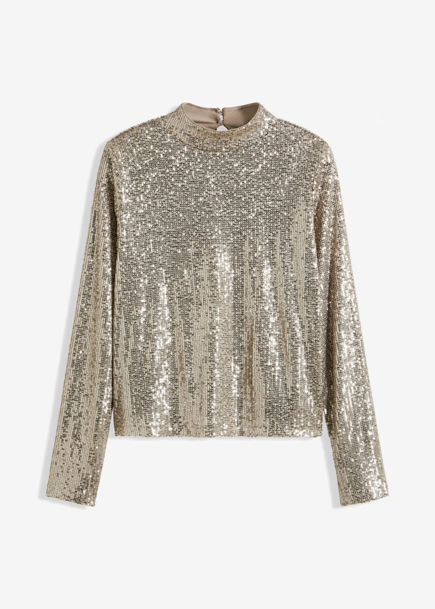 bonprix bonprix Blusa con lentejuelas Piedra Clearance