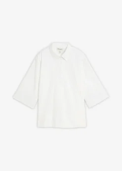 bonprix bonprix Blusa de algodón orgánico puro Blanco Best