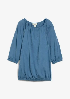 bonprix bonprix Blusa de algodón orgánico puro verde mar Outlet