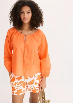 bonprix bonprix Blusa de algodón orgánico puro mango Online